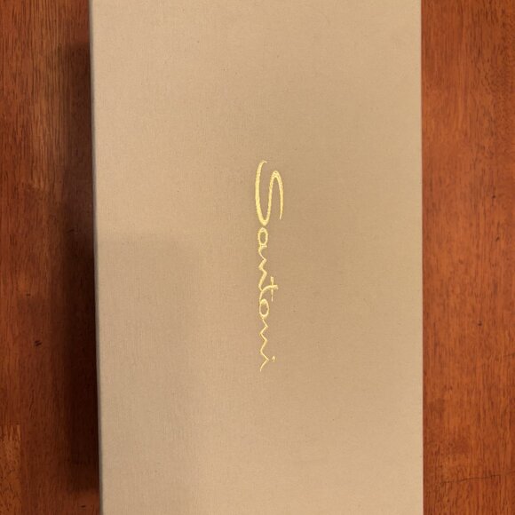 Santoni Blue Dammed Leather Loafers (New in box) main image 5